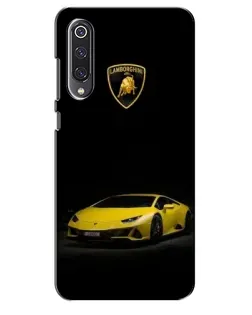Чехол для Xiaomi Mi 9 SE с картинкой «Lamborghini желтый акцент»