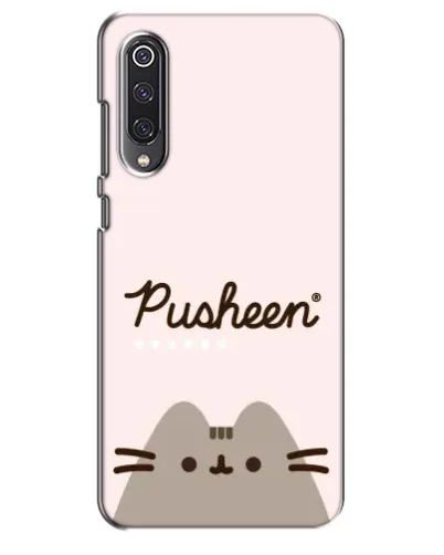 Чехол для Xiaomi Mi 9 SE с картинкой «Pusheen логотип» Чехол для Xiaomi Mi 9 SE с картинкой «Pusheen логотип»