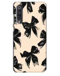 Чехол для Xiaomi Mi 9 SE с картинкой «Паттерн черные банты»