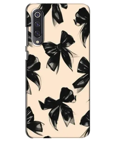 Чехол для Xiaomi Mi 9 SE с картинкой «Паттерн черные банты» Чехол для Xiaomi Mi 9 SE с картинкой «Паттерн черные банты»