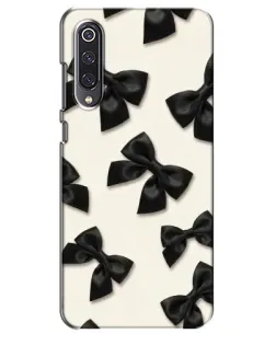 Чехол для Xiaomi Mi 9 SE с картинкой «Черные бантики»