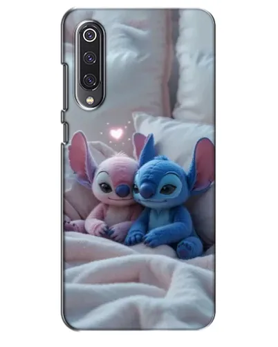 Чехол для Xiaomi Mi 9 SE с картинкой «Плюшевые Стич Ангел»