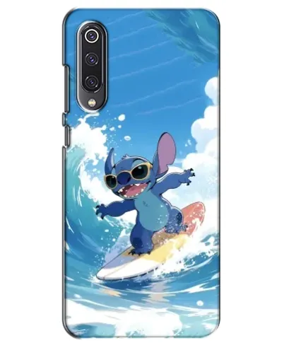 Чехол для Xiaomi Mi 9 SE с картинкой «Стич на волне»