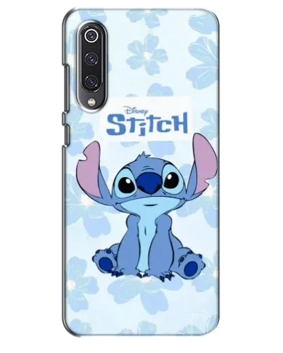 Чехол для Xiaomi Mi 9 SE с картинкой «Stitch среди цветов»