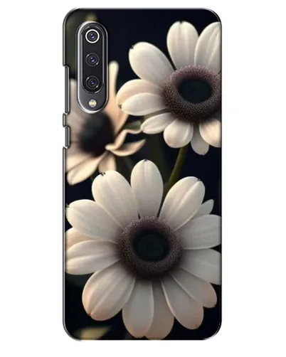 Чехол для Xiaomi Mi 9 SE с картинкой «Белые маргаритки макро»