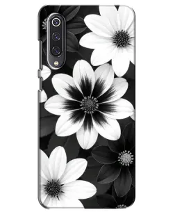 Чехол для Xiaomi Mi 9 SE с картинкой «Монохромные астры» Чехол для Xiaomi Mi 9 SE с картинкой «Монохромные астры»