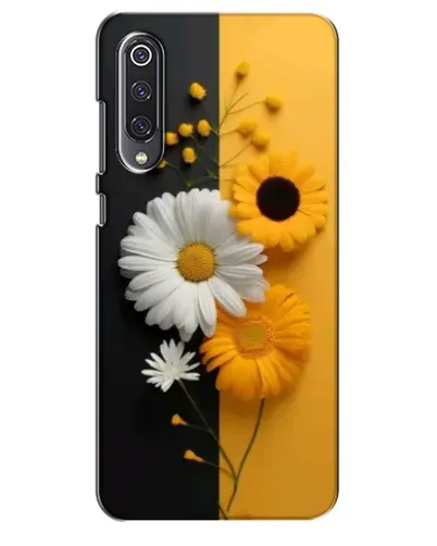 Чехол для Xiaomi Mi 9 SE с картинкой «Подсолнух и ромашка»