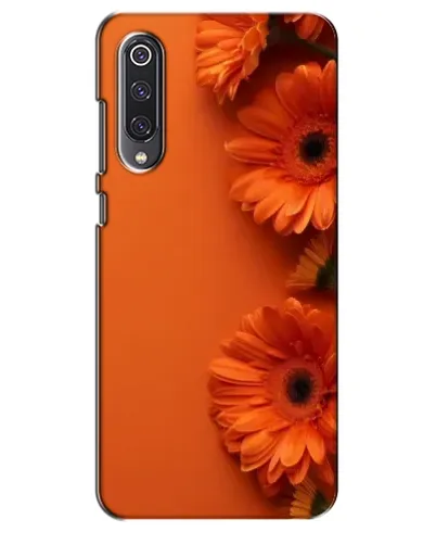 Чехол для Xiaomi Mi 9 SE с картинкой «Оранжевые герберы»
