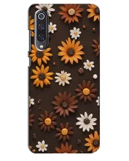 Чехол для Xiaomi Mi 9 SE с картинкой «Узор из маленьких подсолнухов» Чехол для Xiaomi Mi 9 SE с картинкой «Узор из маленьких подсолнухов»