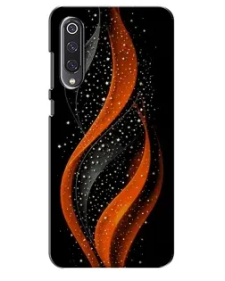 Чехол для Xiaomi Mi 9 SE с картинкой «Огненная звездная волна»