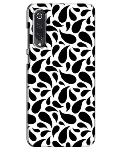 Чехол для Xiaomi Mi 9 SE с картинкой «Контрастные черные капли»