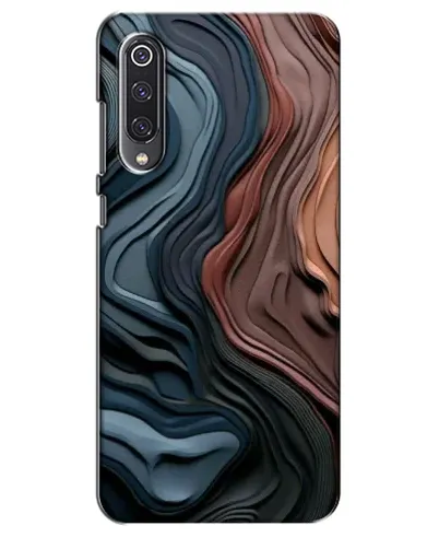 Чехол для Xiaomi Mi 9 SE с картинкой «Цветные волны каньона»