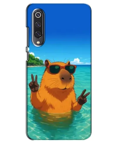 Чехол для Xiaomi Mi 9 SE с картинкой «Морская капибара» Чехол для Xiaomi Mi 9 SE с картинкой «Морская капибара»