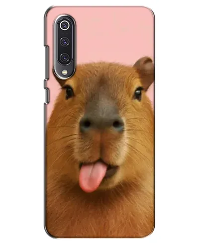Чехол для Xiaomi Mi 9 SE с картинкой «Капибара с языком» Чехол для Xiaomi Mi 9 SE с картинкой «Капибара с языком»