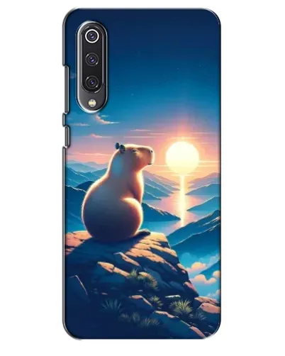 Чехол для Xiaomi Mi 9 SE с картинкой «Закат солнца с капибарой» Чехол для Xiaomi Mi 9 SE с картинкой «Закат солнца с капибарой»