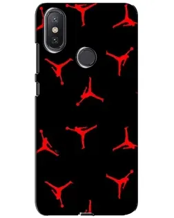 Чохол для Xiaomi Mi A2 Lite з картинкою «Jordan Red Pattern» Чохол для Xiaomi Mi A2 Lite з картинкою «Jordan Red Pattern»