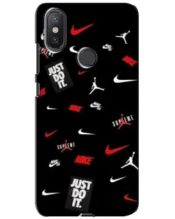 Чохол для Xiaomi Mi A2 Lite з картинкою «Nike Mix Pattern»