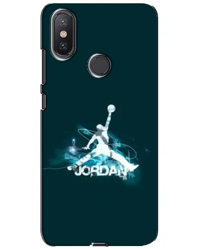 Чохол для Xiaomi Mi A2 Lite з картинкою «Jordan Blue Fire» Чохол для Xiaomi Mi A2 Lite з картинкою «Jordan Blue Fire»