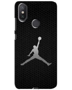 Чохол для Xiaomi Mi A2 Lite з картинкою «Jordan Dark Carbon»
