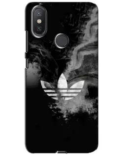 Чохол для Xiaomi Mi A2 Lite з картинкою «Абстрактний дим Adidas»