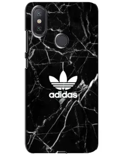 Чохол для Xiaomi Mi A2 Lite з картинкою «Білий мармур Adidas»