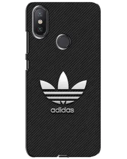Чохол для Xiaomi Mi A2 Lite з картинкою «Adidas Карбонова текстура»