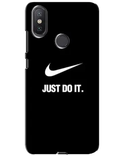 Чохол для Xiaomi Mi A2 Lite з картинкою «Класичний принт Nike»
