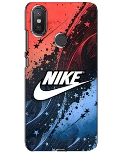 Чохол для Xiaomi Mi A2 Lite з картинкою «Градієнтний принт Найк»