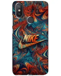 Чохол для Xiaomi Mi A2 Lite з картинкою «Nike в абстракції»