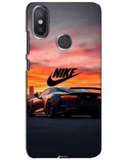 Чохол для Xiaomi Mi A2 Lite з картинкою «Nike та суперкар»