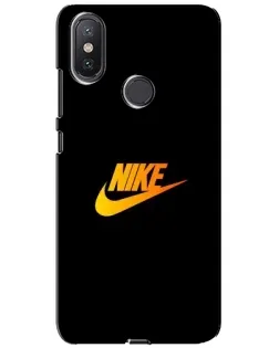 Чохол для Xiaomi Mi A2 Lite з картинкою «Золотий логотип Nike»