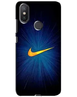 Чохол для Xiaomi Mi A2 Lite з картинкою «Синій пульс Nike»