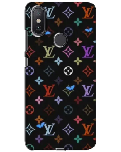 Чохол для Xiaomi Mi A2 Lite з картинкою «Кольорова монограма LV» Чохол для Xiaomi Mi A2 Lite з картинкою «Кольорова монограма LV»