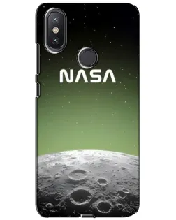 Чохол для Xiaomi Mi A2 Lite з картинкою «NASA — місячний градієнт»