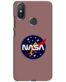 Чохол для Xiaomi Mi A2 Lite з картинкою «NASA — ретро космос»