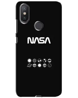 Чохол для Xiaomi Mi A2 Lite з картинкою «NASA — технічний принт»