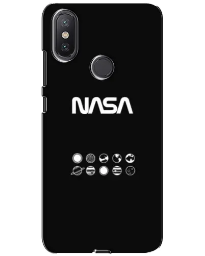 Чохол для Xiaomi Mi A2 Lite з картинкою «NASA — технічний принт» Чохол для Xiaomi Mi A2 Lite з картинкою «NASA — технічний принт»