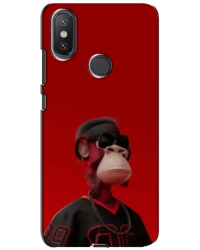 Чохол для Xiaomi Mi A2 Lite з картинкою «Bored Ape в червоному» Чохол для Xiaomi Mi A2 Lite з картинкою «Bored Ape в червоному»