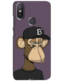 Чохол для Xiaomi Mi A2 Lite з картинкою «Bored Ape в кепці»