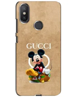 Чохол для Xiaomi Mi A2 Lite з картинкою «Міккі Маус Gucci — крафт»