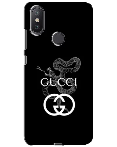 Чохол для Xiaomi Mi A2 Lite з картинкою «Gucci — срібна змія» Чохол для Xiaomi Mi A2 Lite з картинкою «Gucci — срібна змія»