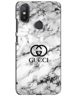 Чохол для Xiaomi Mi A2 Lite з картинкою «Gucci — мармуровий шик»