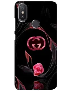 Чохол для Xiaomi Mi A2 Lite з картинкою «Gucci — неонова троянда»