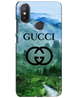 Чохол для Xiaomi Mi A2 Lite з картинкою «Gucci — гірський пейзаж»