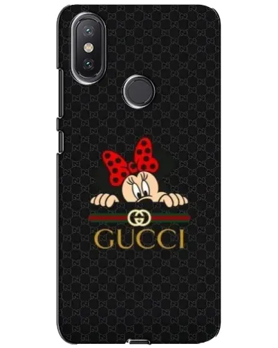 Чохол для Xiaomi Mi A2 Lite з картинкою «Мінні Маус Gucci — чорний» Чохол для Xiaomi Mi A2 Lite з картинкою «Мінні Маус Gucci — чорний»