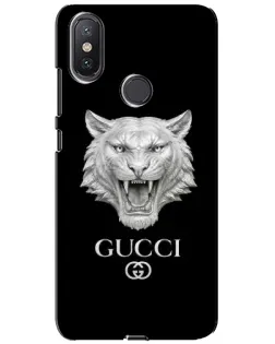 Чохол для Xiaomi Mi A2 Lite з картинкою «Gucci — срібний лев» Чохол для Xiaomi Mi A2 Lite з картинкою «Gucci — срібний лев»