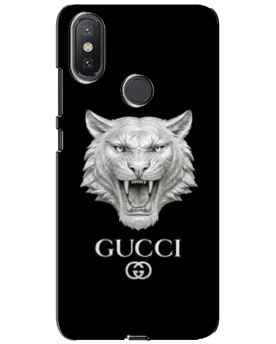 Чохол для Xiaomi Mi A2 Lite з картинкою «Gucci — срібний лев» Чохол для Xiaomi Mi A2 Lite з картинкою «Gucci — срібний лев»