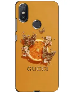 Чохол для Xiaomi Mi A2 Lite з картинкою «Gucci — золоті метелики» Чохол для Xiaomi Mi A2 Lite з картинкою «Gucci — золоті метелики»