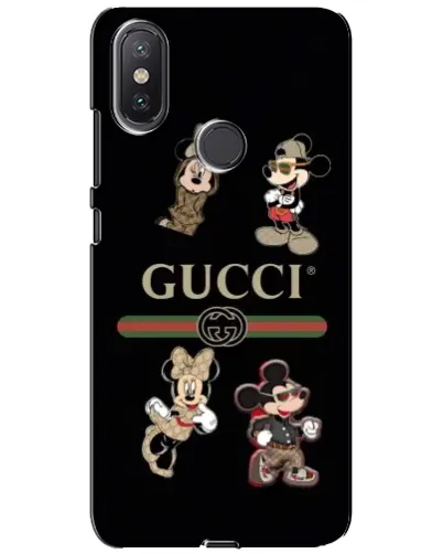 Чохол для Xiaomi Mi A2 Lite з картинкою «Gucci — герої Disney та монограма» Чохол для Xiaomi Mi A2 Lite з картинкою «Gucci — герої Disney та монограма»