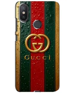 Чохол для Xiaomi Mi A2 Lite з картинкою «Gucci — фірмова смуга та золото» Чохол для Xiaomi Mi A2 Lite з картинкою «Gucci — фірмова смуга та золото»